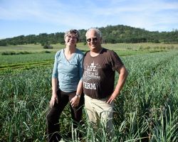 Julie Rose and Jim Eldon, Fiddler's Green Farm; Brooks, CA