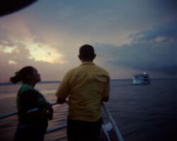 Going up Rio Negro from Manaus, Brazil